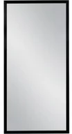 Lustra - Lustro łazienkowe w czarnej ramie aluminiowej 40x80cm - miniaturka - grafika 1