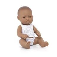 Zabawki interaktywne dla dzieci - Miniland Baby Lalka dla dzieci Hiszpanka 32cm - miniaturka - grafika 1