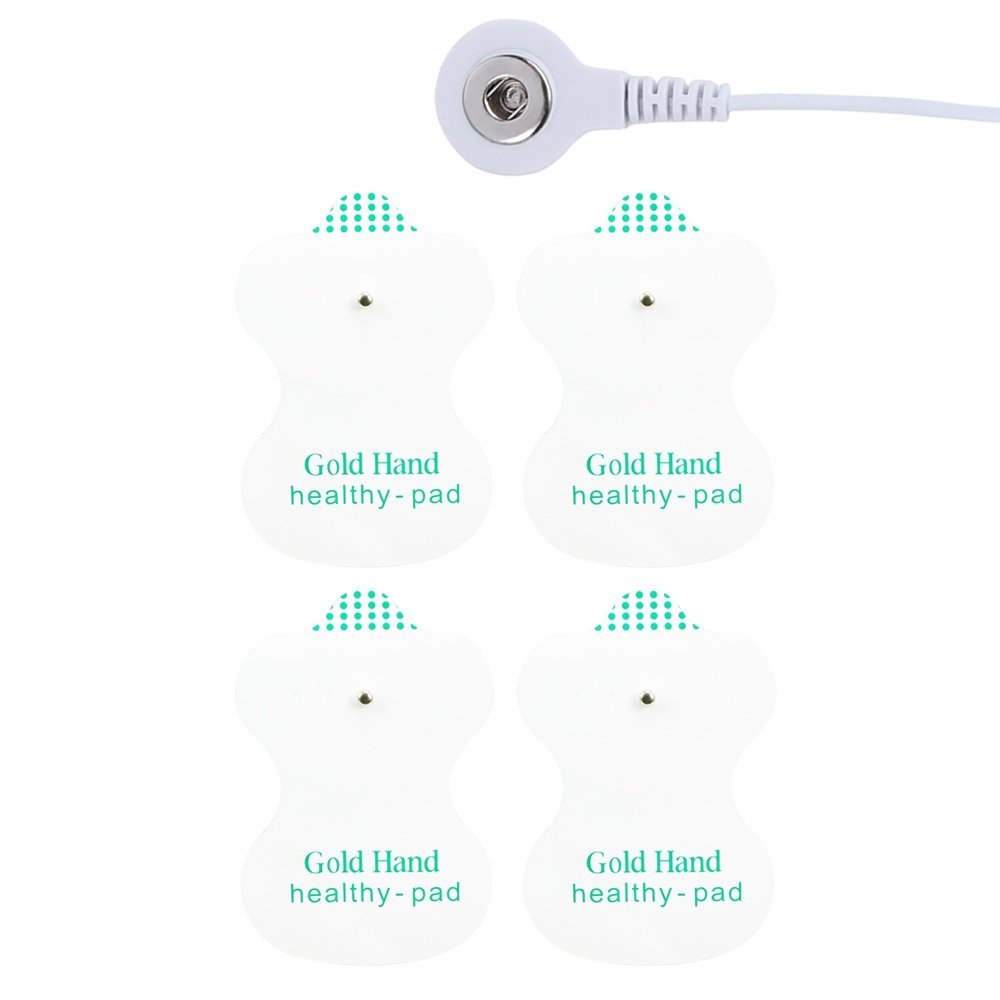 Elektrody Żelowe Tens Ems 8X5,5Cm Nakładki Pady Do Elektrostymulatora 4 Szt