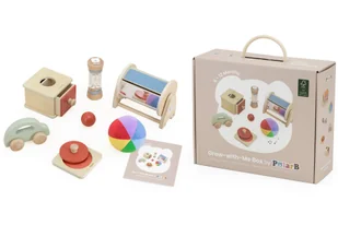 VIGA Zestaw Zabawek Edukacyjnych Pudełko Box od 6 miesiąca do 12 miesiąca - Zabawki kreatywne - miniaturka - grafika 1