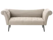 Szezlongi - Szezlong NANTILLY Jasnobrązowy - miniaturka - grafika 1