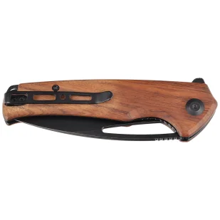 Nóż składany Sencut Mims Guibourtia Wood, Black Stonewashed 9Cr18MoVS (S21013-4) - Noże - miniaturka - grafika 7