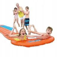 Place zabaw - ZJEŻDZALNIA WODNA ŚLIZG WODNY DLA DZIECI 4,88m x 1,38m ZABAWA Z WODĄ - miniaturka - grafika 1