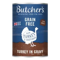 Mokra karma dla psów - Butcher's Original Recipe in Gravy kawałki w sosie 24 x 400 g Kurczak i indyk - miniaturka - grafika 1