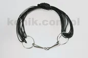 Akcesoria jeździeckie - Wróbel Sznurkowa bransoletka - wędzidło - miniaturka - grafika 1