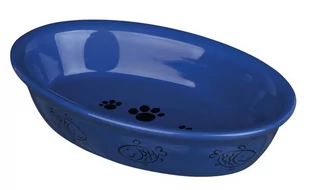 Trixie TRIXIE Miska ceramiczna dla kota owalna |Dwie saszetki karmy Happy Cat GRATIS! - Miski dla kotów - miniaturka - grafika 1