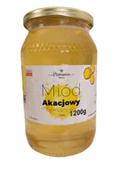 Miód - Miód akacjowy nektarowy 1,2 kg / Pasieka Bronowice - miniaturka - grafika 1