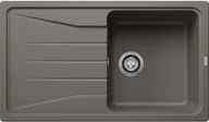 Zlewozmywaki - Zlewozmywak granitowy BLANCO Sona 5 S Silgranit Wulkaniczny szary 527334 - miniaturka - grafika 1