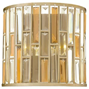 Hinkley Lighting Kinkiet kryształowy 2pł HK/GEMMA2/A SL GEMMA ELSHK/GEMMA2/A SL - Lampy ścienne - miniaturka - grafika 1