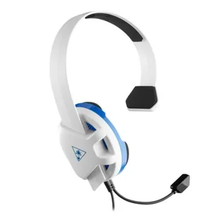 Turtle Beach Recon Chat PS4 biało-niebieskie (TBS-3346-02) - Słuchawki - miniaturka - grafika 1
