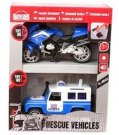 Samochody i pojazdy dla dzieci - Dromader Jeep+motor wiato, dwik w pudeku 1282841 - miniaturka - grafika 1