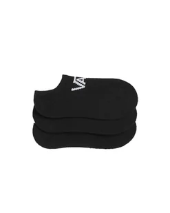 Dziecięce skarpety/stopki Classic VANS Kick Sock Black (3 pary) VN000EZ5BLK1 31,5-38 - Skarpetki męskie - miniaturka - grafika 1