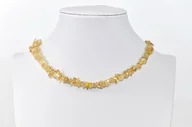 Naszyjniki - Naszyjnik Choker Cytryn Kamień naturalny - miniaturka - grafika 1