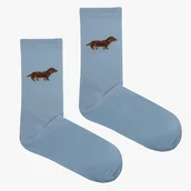 Skarpetki damskie - Skarpetki Sportowe Jamnik - miniaturka - grafika 1