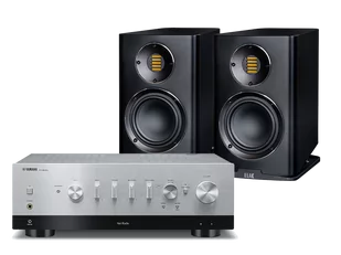 Yamaha R-N800A (srebrny) + Carina BS243.4 (czarny) - Zestawy stereo - miniaturka - grafika 1