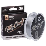 Żyłki wędkarskie - Plecionka MIKADO M-Craft Braid 0.08 mm / 150 m Stalowo-szary - miniaturka - grafika 1