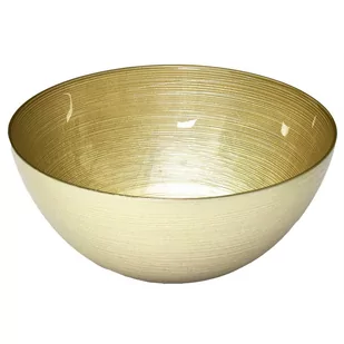Miska Dore 28cm złota - Miski i półmiski - miniaturka - grafika 1