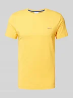 Koszulki męskie - T-shirt z wyhaftowanym logo - miniaturka - grafika 1