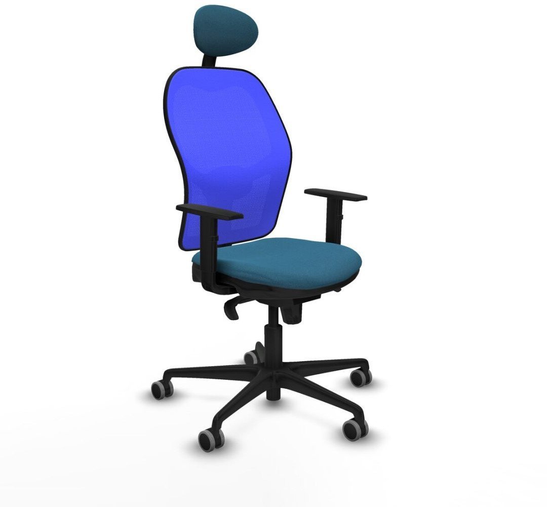 Krzesło Biurowe z Zagłówkiem Jorquera Piqueras y Crespo 1D036G1 Niebieski Zieleń naftowa