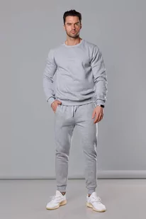 KOMPLET DRESOWY MĘSKI JASNY SZARY (68C10380-2) - J.STYLE - Dresy damskie - miniaturka - grafika 1