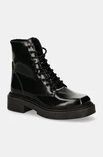 Steve Madden workery Chiney damskie kolor czarny na platformie SM11003204 - Botki damskie - miniaturka - grafika 1