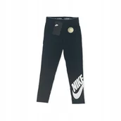 Legginsy - Getry legginsy dziewczęce czarne NIKE 6 lat - miniaturka - grafika 1