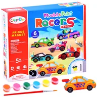 Zabawki kreatywne - Zestaw zrób sam magnesy Samochody AUTA DIY ZA2880 - miniaturka - grafika 1