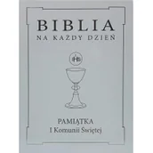 Religia i religioznawstwo - Wydawnictwo Diecezjalne Sandomierz Biblia na każdy dzień. Pamiątka I Komunii Świętej ze srebrzeniem Rhona Davies, Marcin Piwowarski - miniaturka - grafika 1