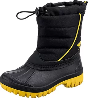 Buty dla dziewczynek - KangaROOS Buty dziecięce K-Ben, uniseks, Jet Black Lemon Chrome, 30 EU - grafika 1