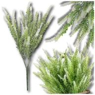 Sztuczne kwiaty - Sztuczne białe kwiaty 12szt lawenda bukiet dekoracyjny - miniaturka - grafika 1