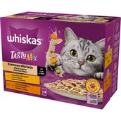 Mokra karma dla kotów - Whiskas Saszetka Sos TM Ind/Jag/Kur 12x85g - miniaturka - grafika 1