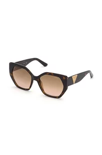 Guess okulary przeciwsłoneczne damskie kolor brązowy - Okulary przeciwsłoneczne - miniaturka - grafika 1