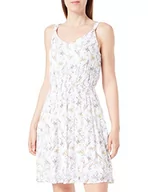 Sukienki - ONLY Damska ONLKARMEN Life S/L Short Dress WVN NOOS sukienka, White/AOP:STILKY Flower, 38, White/Aop:stilky Flower, 38 - miniaturka - grafika 1