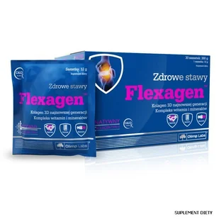 Olimp Flexagen 30 sasz./12.5g (8896601) - Stawy, mięśnie, kości - miniaturka - grafika 2