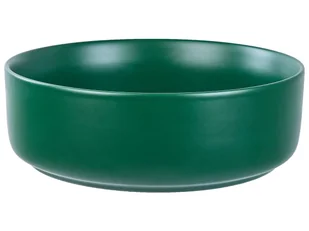Umywalka nablatowa ceramiczna  37 cm zielona GUDAR - Umywalki - miniaturka - grafika 1