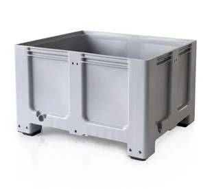 B2B Partner Skrzyniopaleta - Big Box - 1200 x 1000 x 760, 4 nogi 980820 - Pojemniki przemysłowe - miniaturka - grafika 1