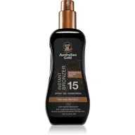 Balsamy i kremy do opalania - Australian Gold Żel Spray Bronzer Spf 15 naturalny - miniaturka - grafika 1