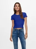 Koszulki i topy damskie - ONLY T-Shirt Emma 15201206 Niebieski Regular Fit - miniaturka - grafika 1