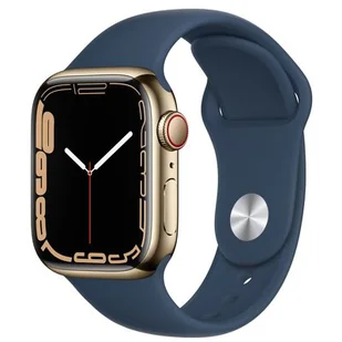 Apple Watch 7 GPS + Cellular 41mm LTE Niebieski - Smartwatch - miniaturka - grafika 1