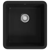 Zlewozmywaki - Jednokomorowy czarny kuchenny zlew H3-G29 - miniaturka - grafika 1