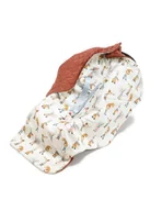 Śpiworki dla dzieci - La Millou Kocyk do fotelika ( Heartbeat Pink Music - Velvet Ginger ) - miniaturka - grafika 1