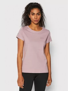 Koszulki i topy damskie - 4F T-Shirt H4L22-TSD064 Fioletowy Regular Fit - grafika 1