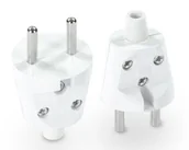 Kostki, złączki, wtyczki - Orno Wtyczka WT-20 2P Biały - miniaturka - grafika 1