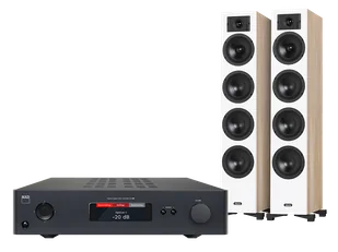 NAD C 368 (czarny) + Diva 6 (dąb) - Zestawy stereo - miniaturka - grafika 1