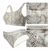 Stroje kąpielowe - Champion Strój Kąpielowy Dwuczęściowy Szary Bikini Top Rozmiar XL - miniaturka - grafika 1