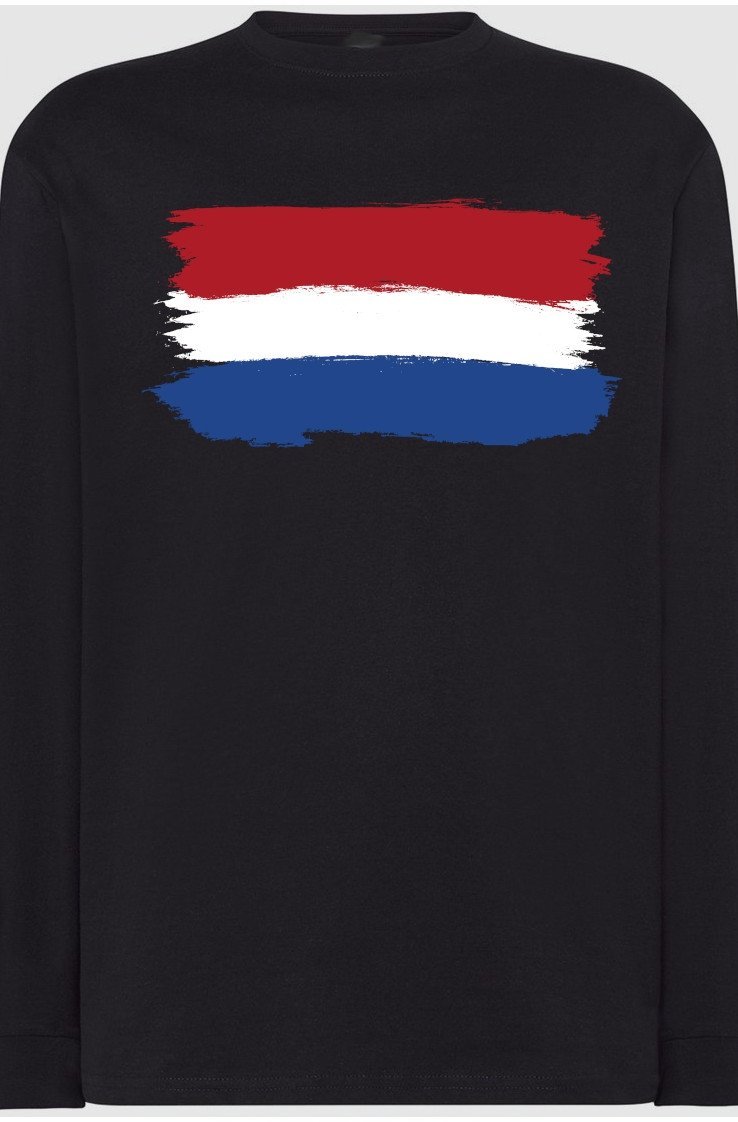 Holandia Męska Bluza Longsleeve Flaga Rozm.S