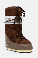 Śniegowce damskie - Moon Boot śniegowce MB ICON NYLON kolor brązowy 80D1400440 M005 - miniaturka - grafika 1