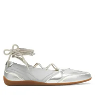 Baleriny - Baleriny KARL LAGERFELD Altia KL66111 Srebrny - miniaturka - grafika 1