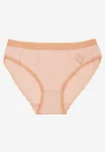 Majtki damskie - Różowe Bawełniane Majtki Figi Pillima - miniaturka - grafika 1