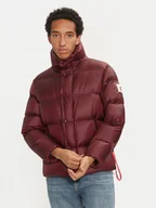 Kurtki męskie - AFTER LABEL Kurtka puchowa Chamonix A00015 Bordowy Regular Fit - miniaturka - grafika 1